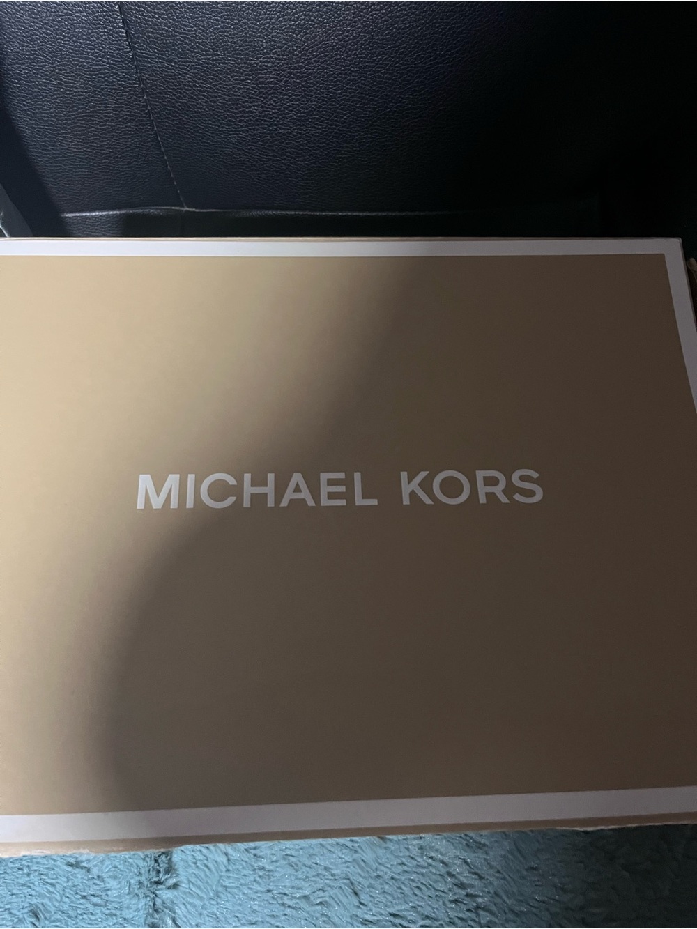 Michael Kors Blue Studded Crossbody Bag - Picture 3 of 3